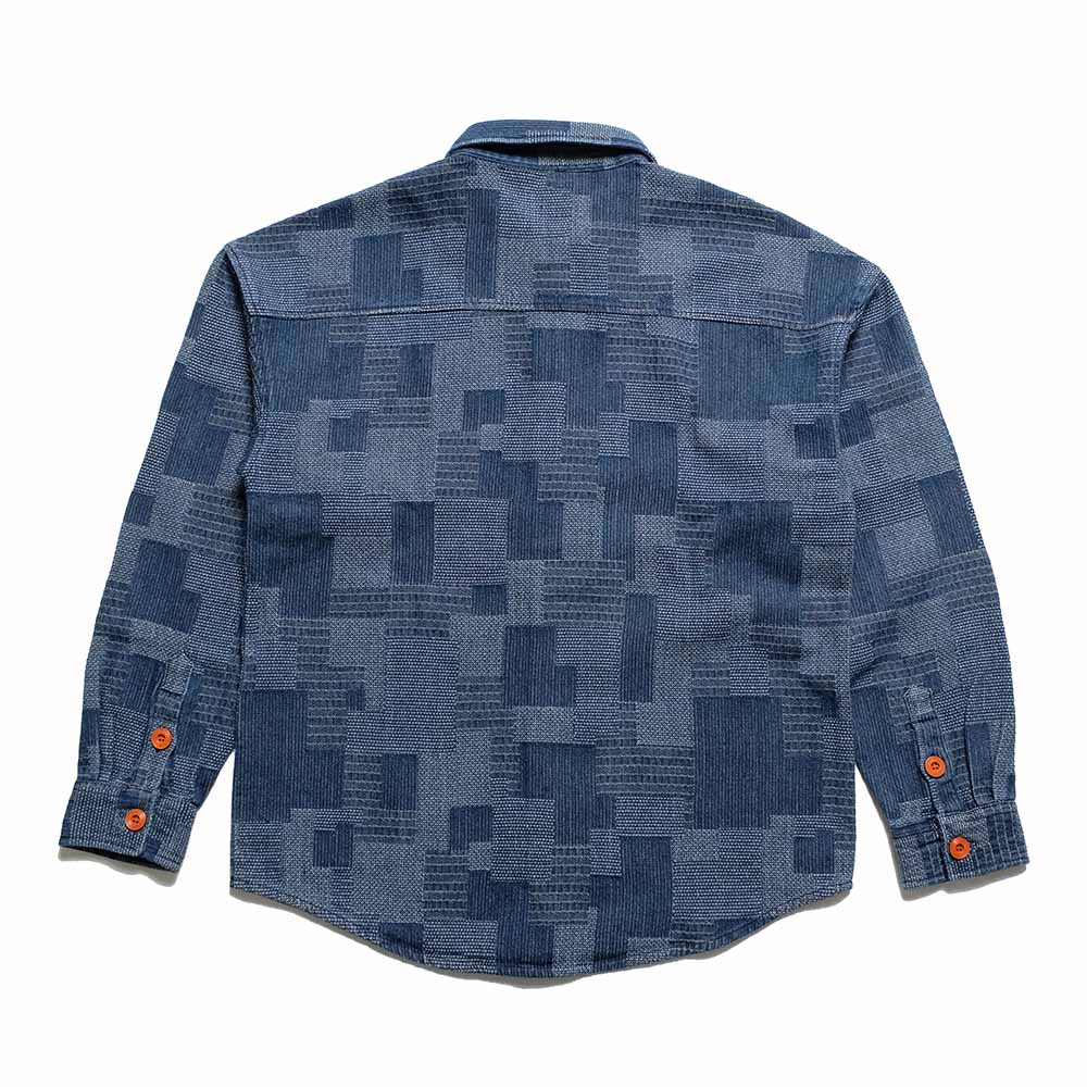 KOROMO ZAKURA - Patch Work Jacquard - Shirt Jacket - SA1753