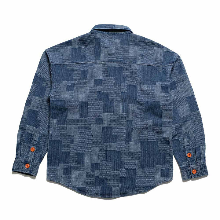 KOROMO ZAKURA - Patch Work Jacquard - Shirt Jacket - SA1753
