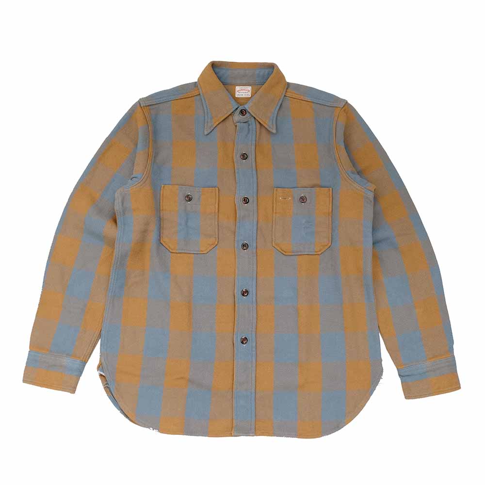 WAREHOUSE - Lot.3104 FLANNEL SHIRTS - A柄 - ONE WASH - 3104A-25
