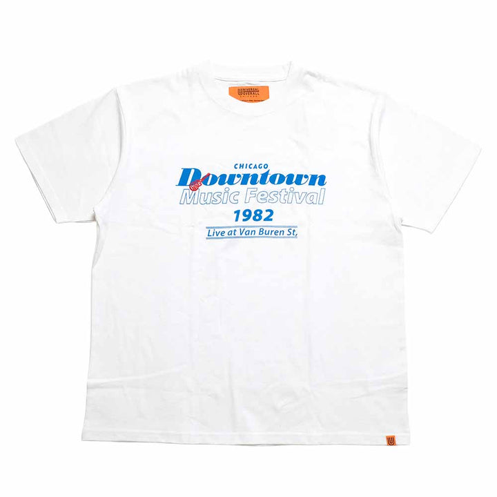 UNIVERSAL OVERALL - S/S PRINT T-SHIRT - DOUNTOUN - U2613219G-E