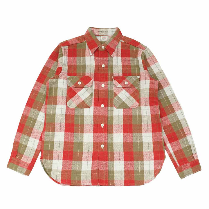 WAREHOUSE - Lot.3104 FLANNEL SHIRTS - E柄 - WH-3104E24