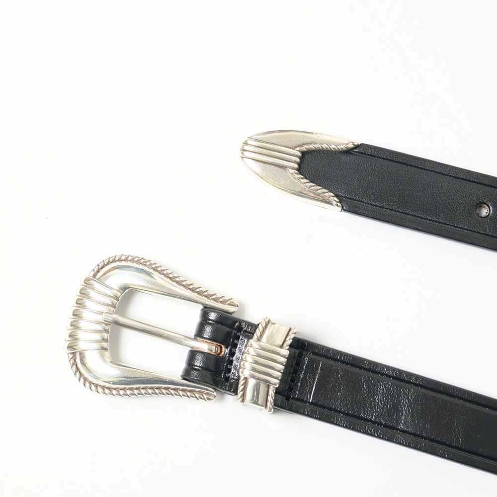 Tory Leather - 3-Piece Silver Buckle Belt - TO-2914