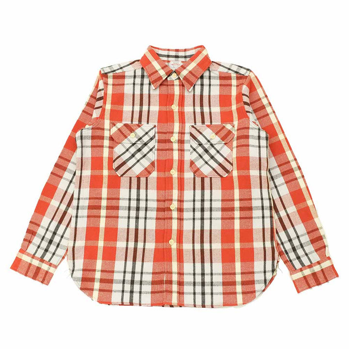 WAREHOUSE - Lot.3104 FLANNEL SHIRTS - C柄 - WH-3104C24
