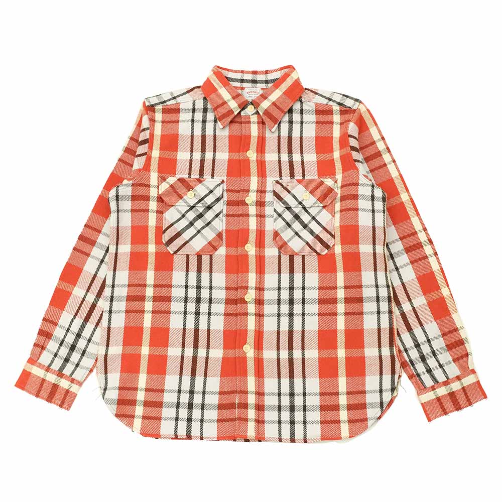 WAREHOUSE - Lot.3104 FLANNEL SHIRTS - C-Pattern - ONE WASH - WH