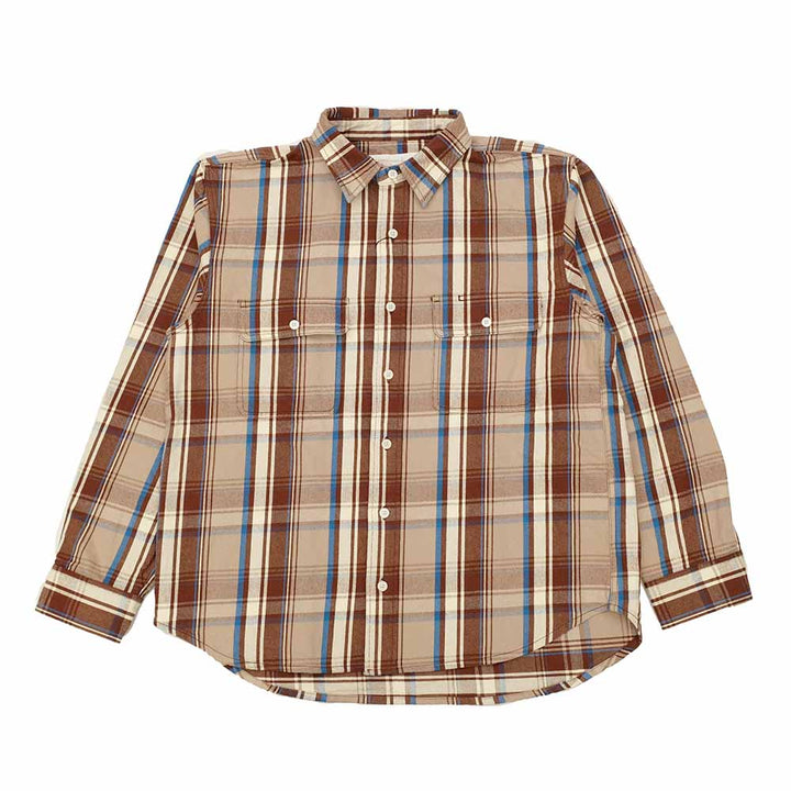 UNIVERSALOVERALL - NEL CHECK WORK SHIRT - HT2531100