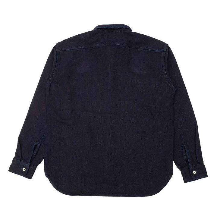 MOMOTARO JEANS - HEAVY INDIGO DOBBY SHIRT - MXLS1036