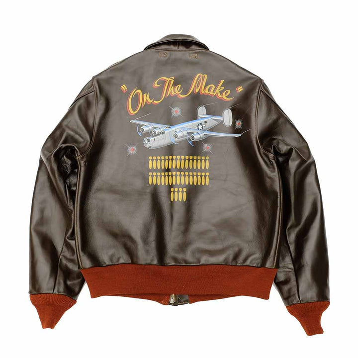 BUZZ RICKSON'S -Type A-2 BACK HAND PAINT - ON THE MAKE - BR80654