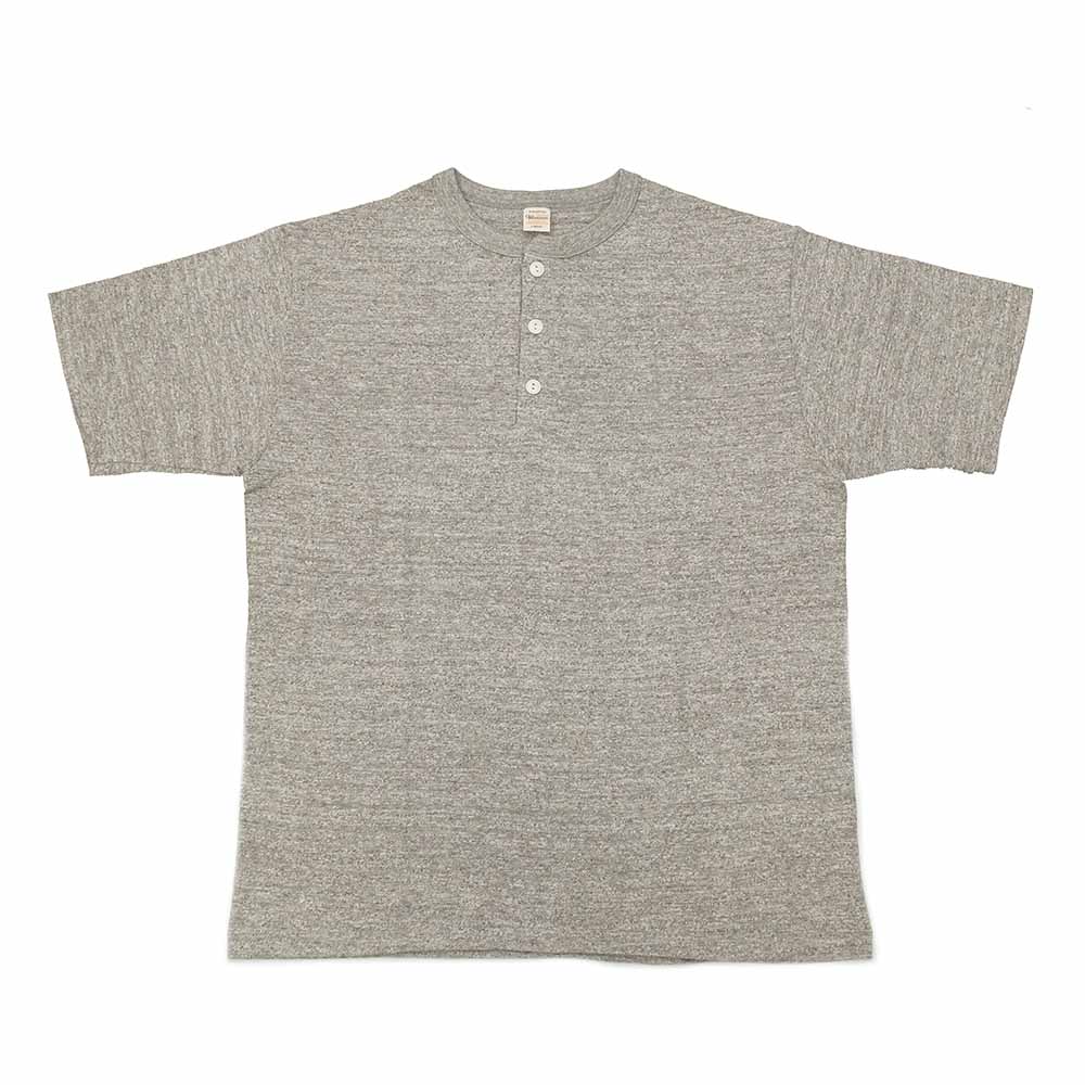 Warehouse - Lot.4601 HENLEY NECK T-SHIRT - 4601HE-25