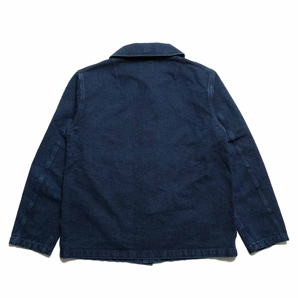 Soundman - Shawl Collar Coverall - Marshaii - Indigo Dyed SASHIKO - 451M-655B