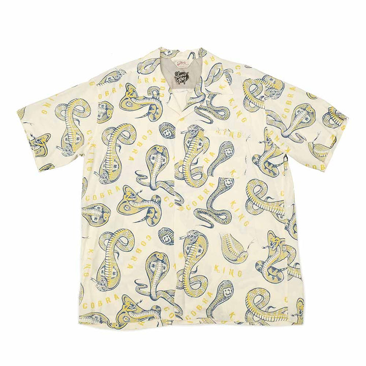 STAR OF HOLLYWOOD x VINCE RAY - HIGH DENSITY RAYON OPEN SHIRT - KING COBRA - SH39488