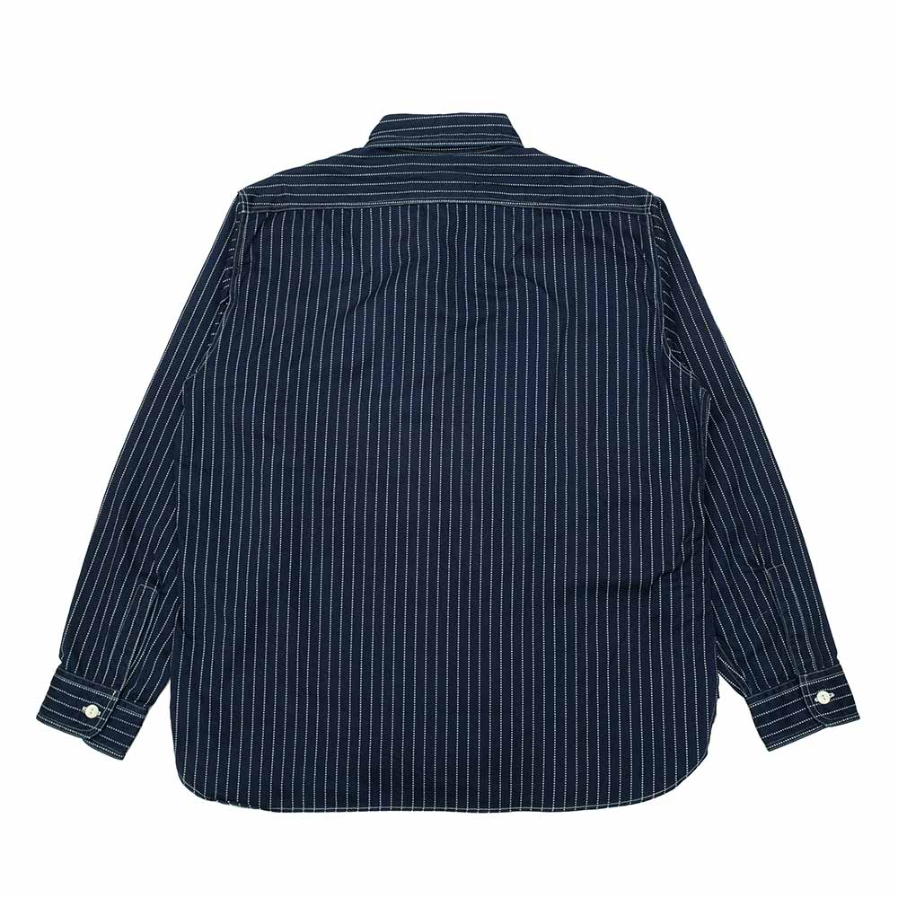 SUGAR CANE FICTION ROMANCE 8.5oz. WABASH STRIPE WORK SHIRT SC29164