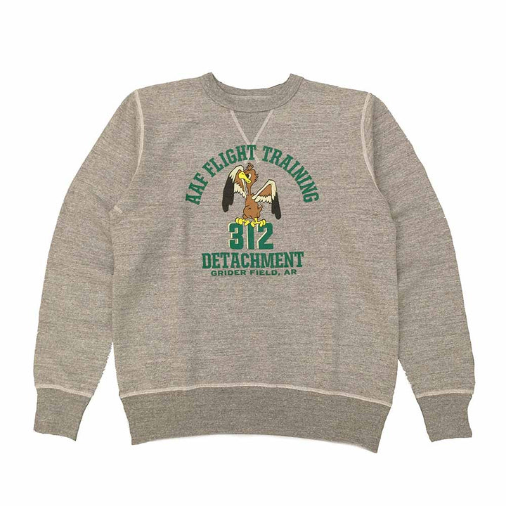 BUZZ RICKSON'S - SET-IN CREW SWEAT - FLIGHT TRAINING DETACHMENT - BR69694