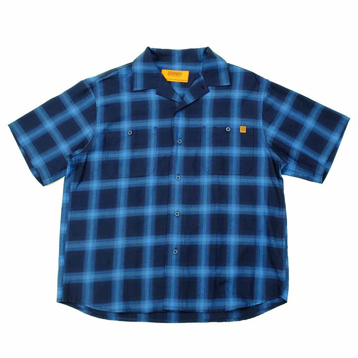 UNIVERSAL OVERALL - Open Color Check Work Shirt - U2523101