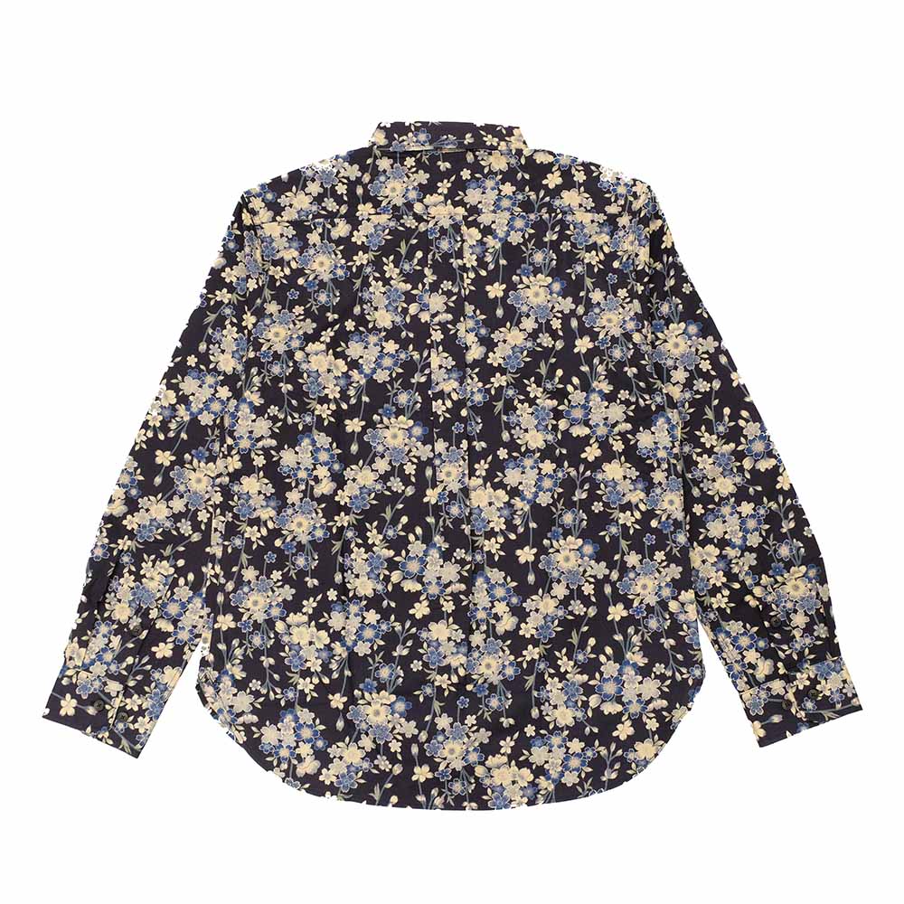 衣櫻 - シーチング素材 - 長袖レギュラーシャツ - 枝垂桜 - SA1744