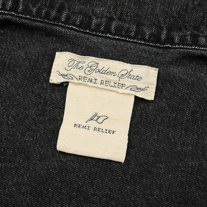 REMI RELIEF - DENIM 1st JK - BLACK - RN26349234