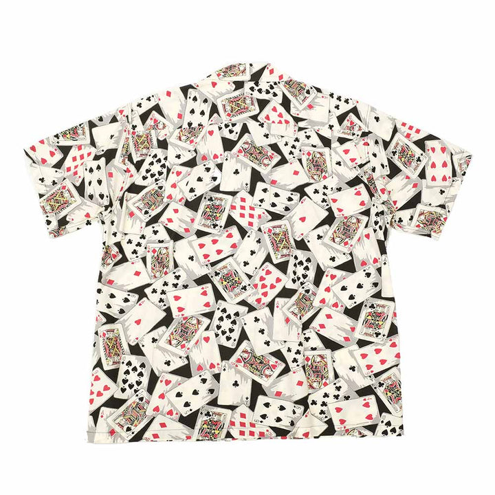 STAR OF HOLLYWOOD - TYPEWRITER COTTON OPEN SHIRT - PLAYING CARDS - SH39496