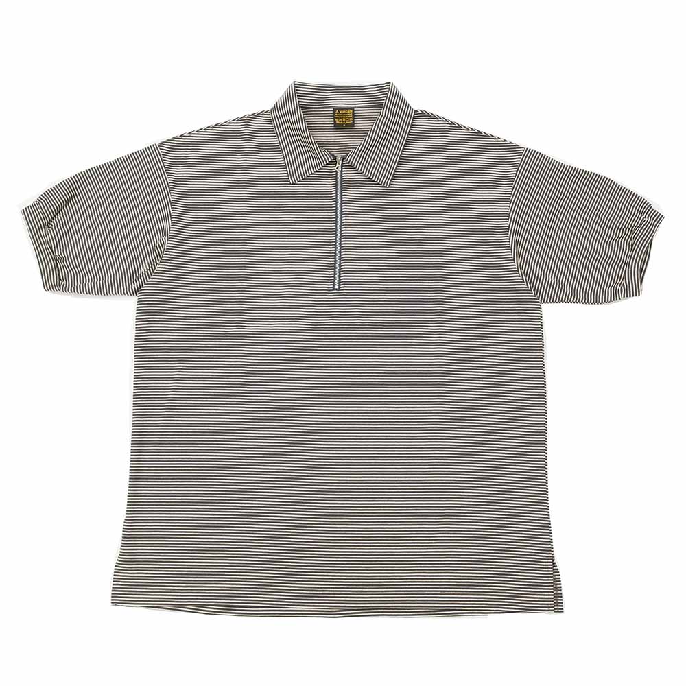 A VONTADE - Compact Border Half Zip Polo - VTD-0634-CS