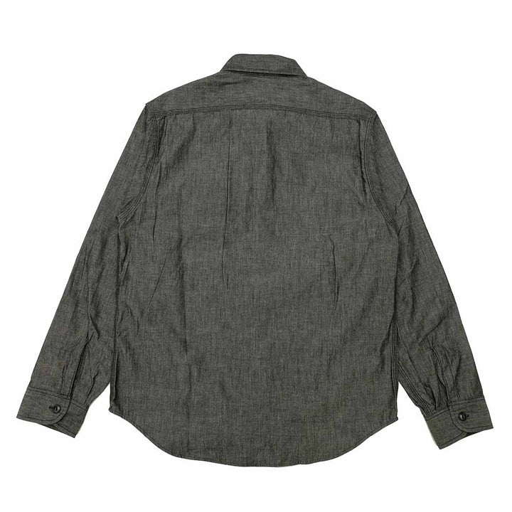 SUGAR CANE - BLACK CHAMBRAY WORK SHIRT - SC29159