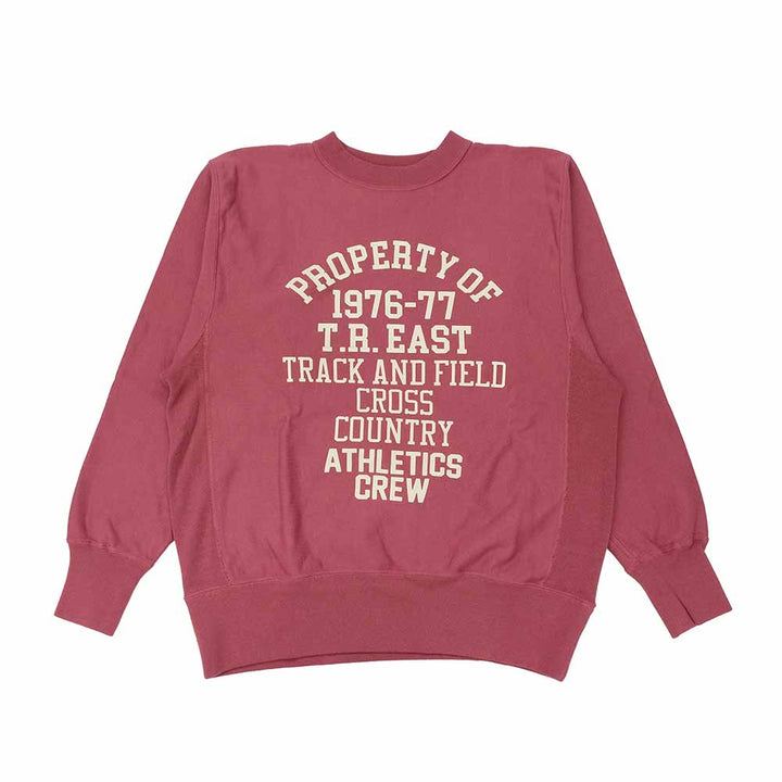 BARNS - Vintage Like Print Sweatshirt - ATHLETICS CREW - BR-25455