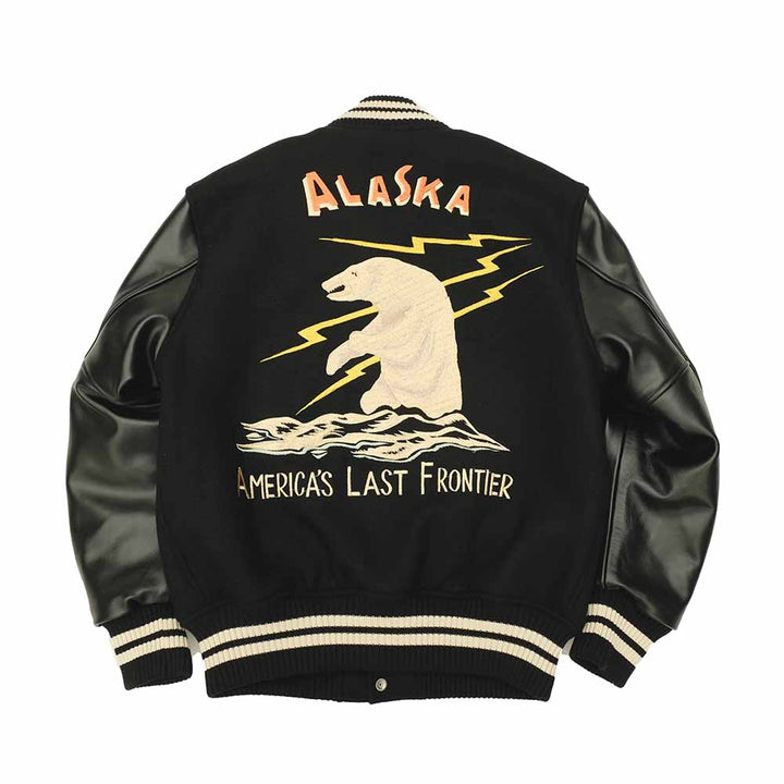 WHITESVILLE - 30oz. WOOL MELTON AWARD JACKET - POLAR BEAR - WV15784