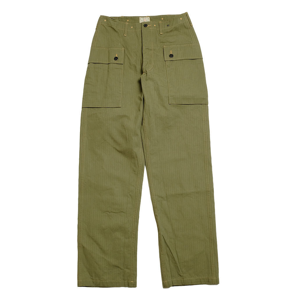 BUZZ RICKSON'S - U.S. MARINE CORPS M-1944 - HERRINGBONE PANTS - SHORT LENGTH - BR42501
