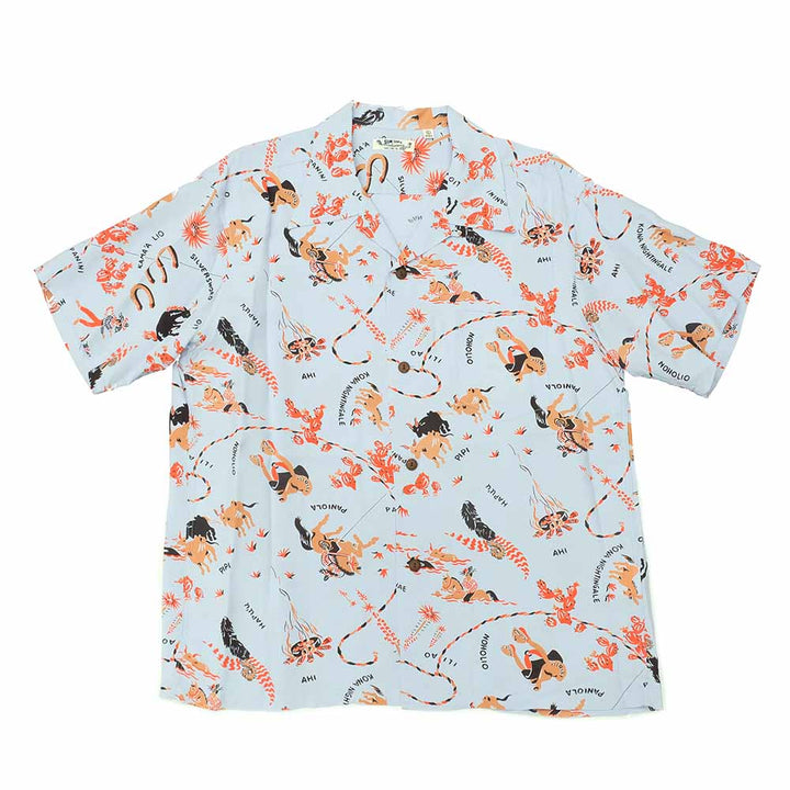 SUN SURF - RAYON HAWAIIAN SHIRT - PANIOLA TOWN - SS39420