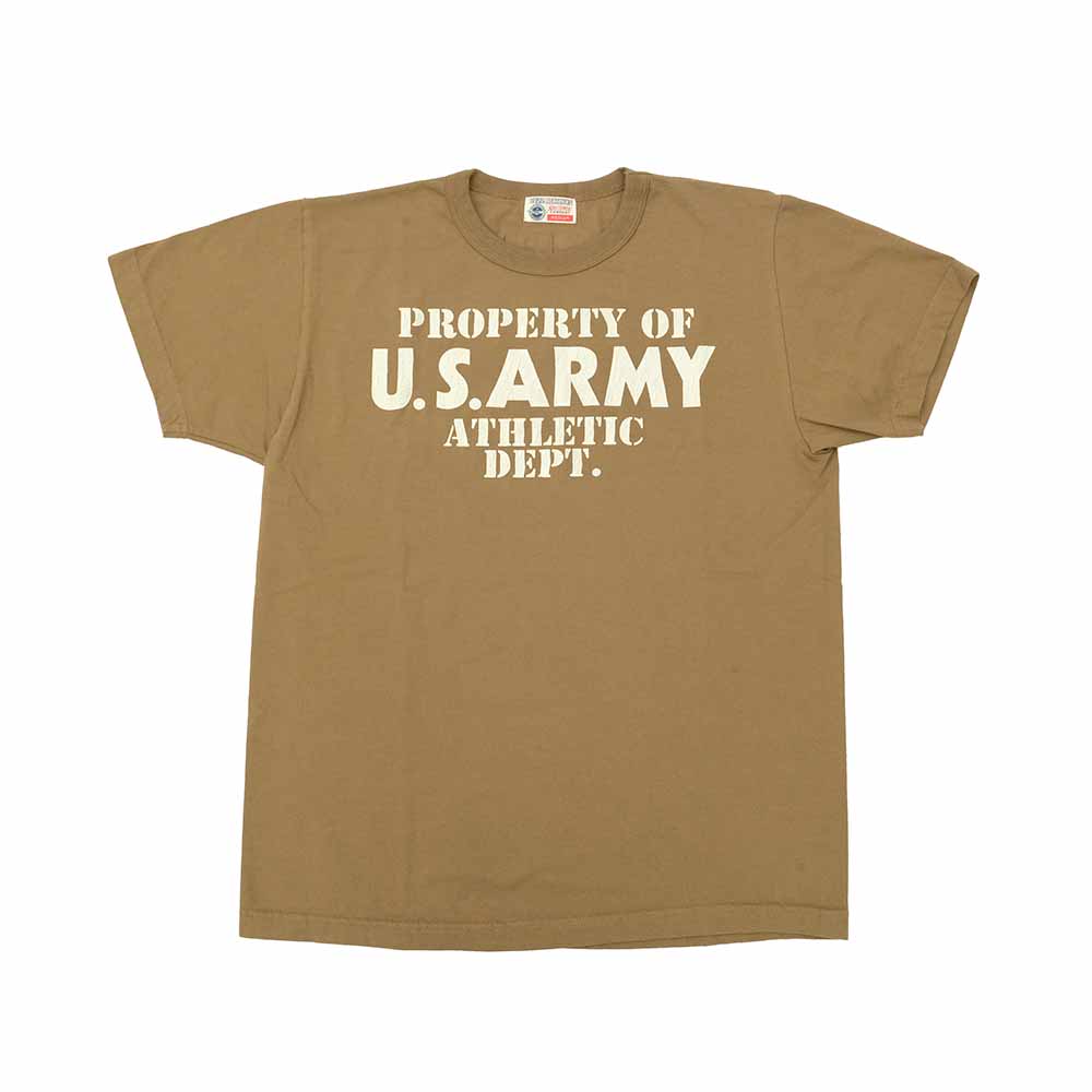 BUZZ RICKSON'S - S/S T-SHIRT - U.S. ARMY ATHLETIC DEPT. - BR79348