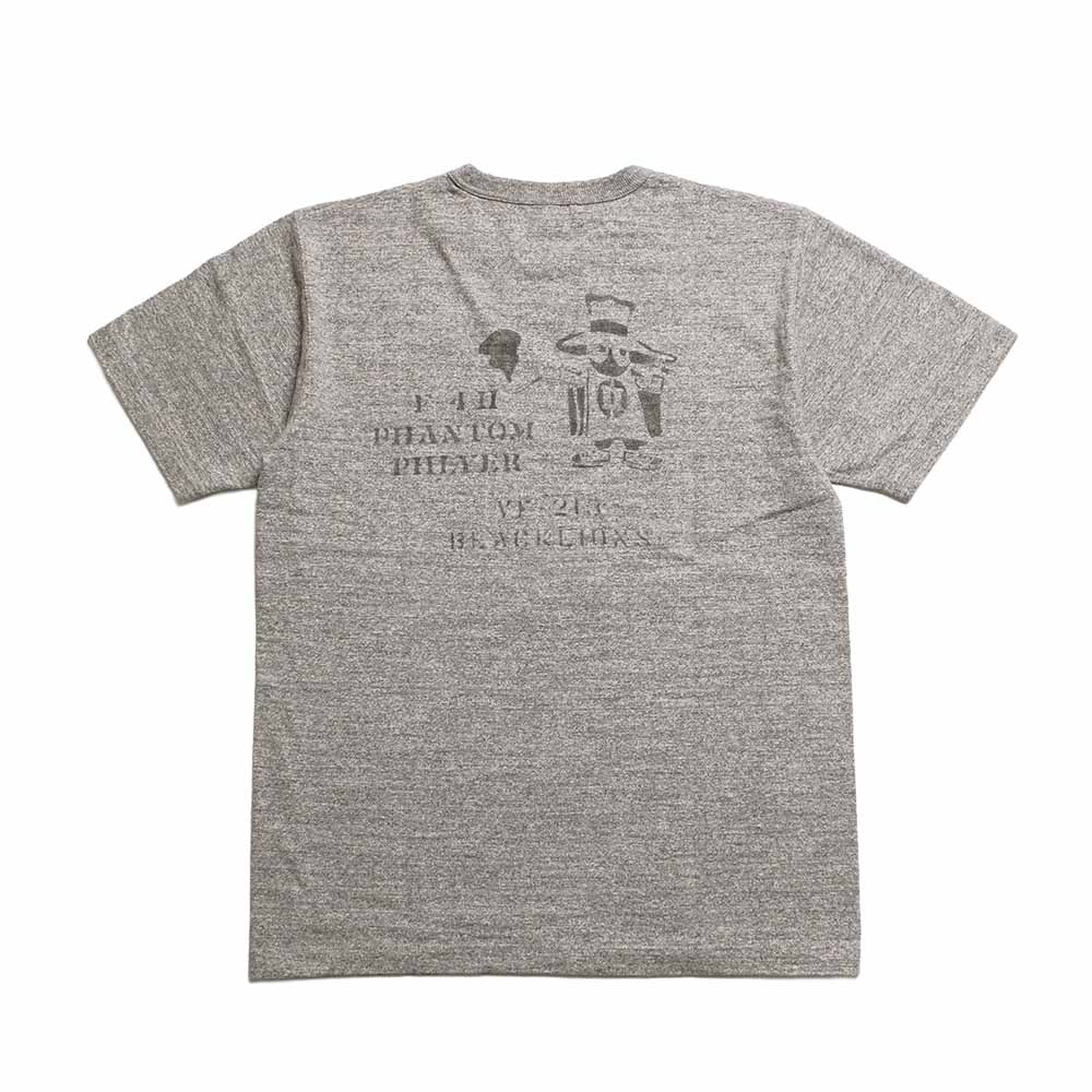 BUZZ RICKSON'S - SLUB YARN T-SHIRT - PHANTOM PHLYER - BR79730
