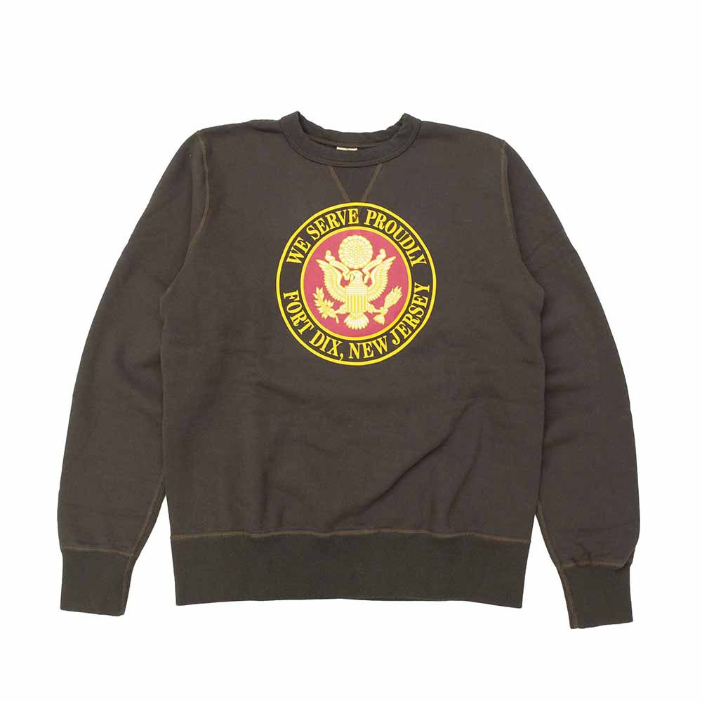 BUZZ RICKSON'S - SET-IN CREW SWEAT - U.S. ARMY FORT DIX - BR69454