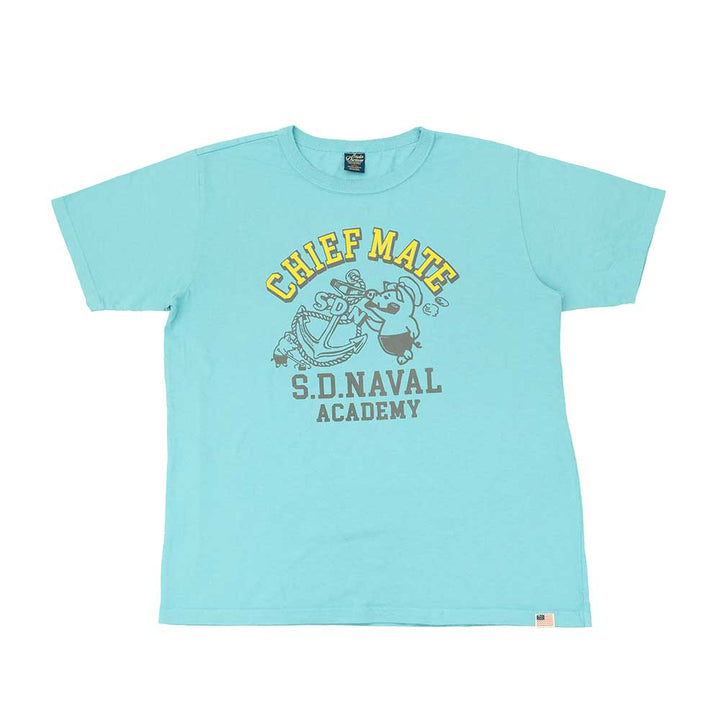 STUDIO D’ARTISAN - USA COTTON T-SHIRT - CHIEF MATE - 8182A