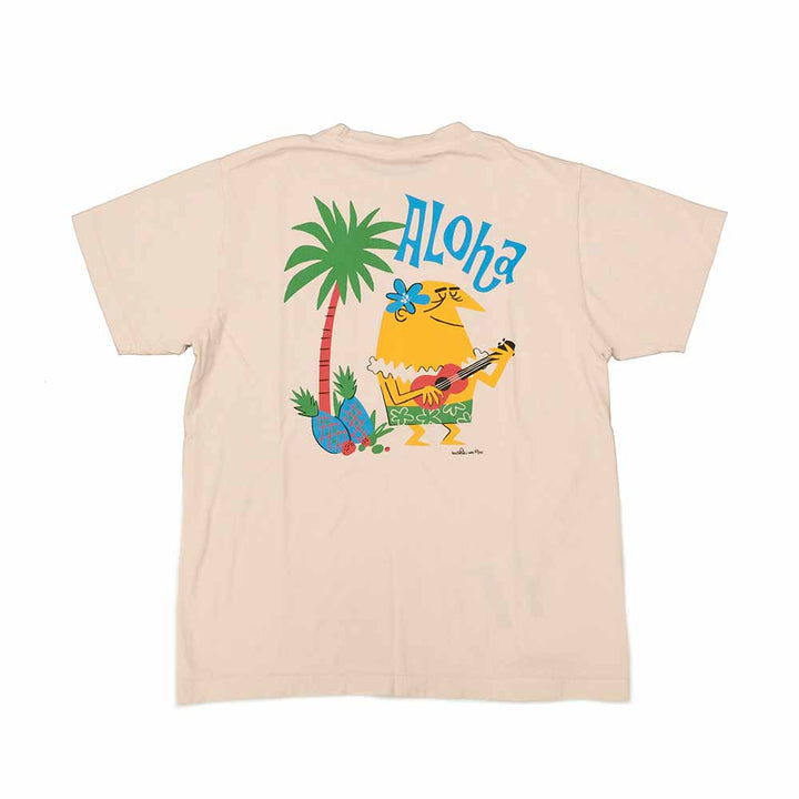 SUN SURF - PRINT T-SHIRT - ALOHA - by RYOHEI YANAGIHARA with MOOKIE - SS79569
