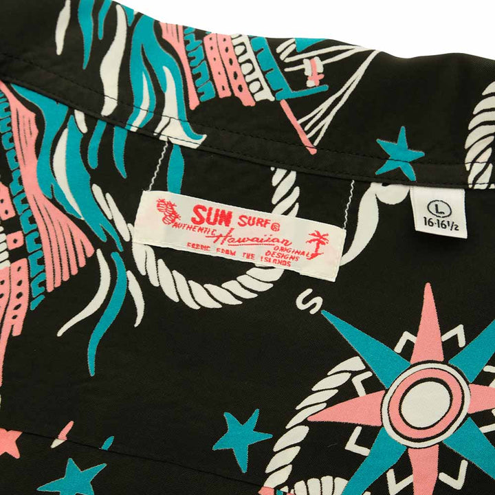 SUN SURF - STORE LIMITED - L/S RAYON HAWAIIAN SHIRT - AGE OF DISCOVERY - SS39429LS