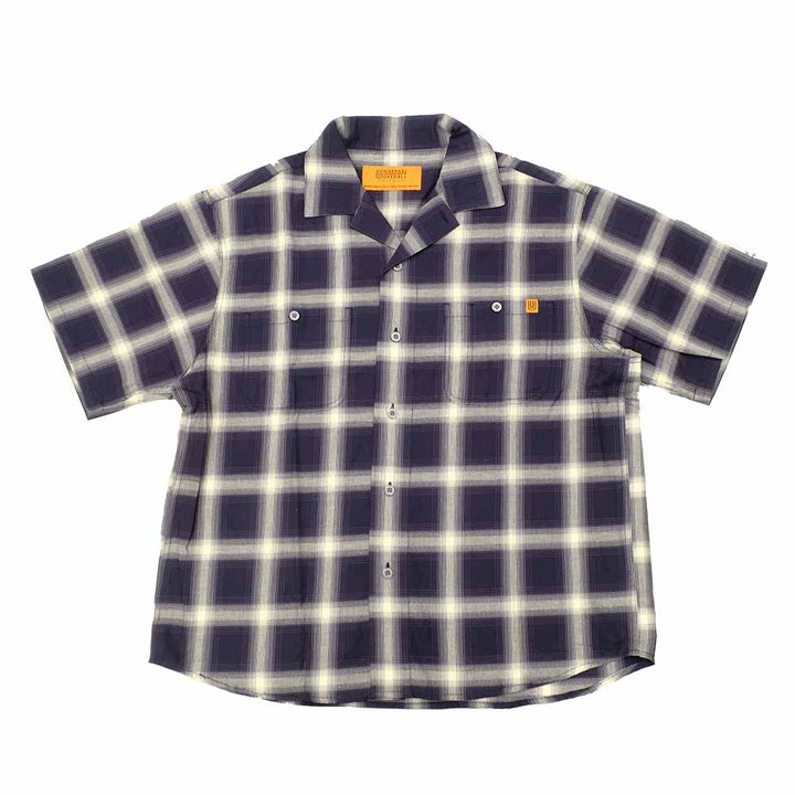 UNIVERSAL OVERALL - Open Color Check Work Shirt - U2523101