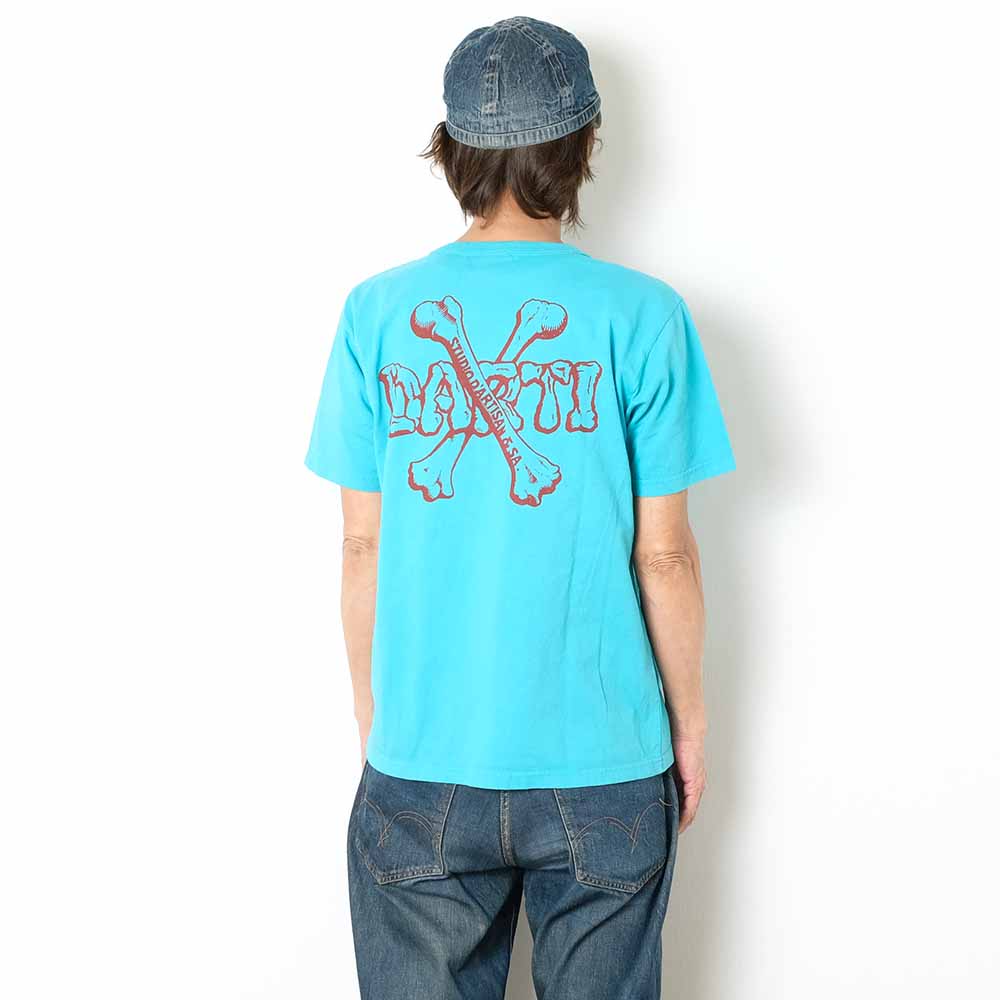 STUDIO D’ARTISAN - USA COTTON PRINT T-SHIRT - BOO - 8168A