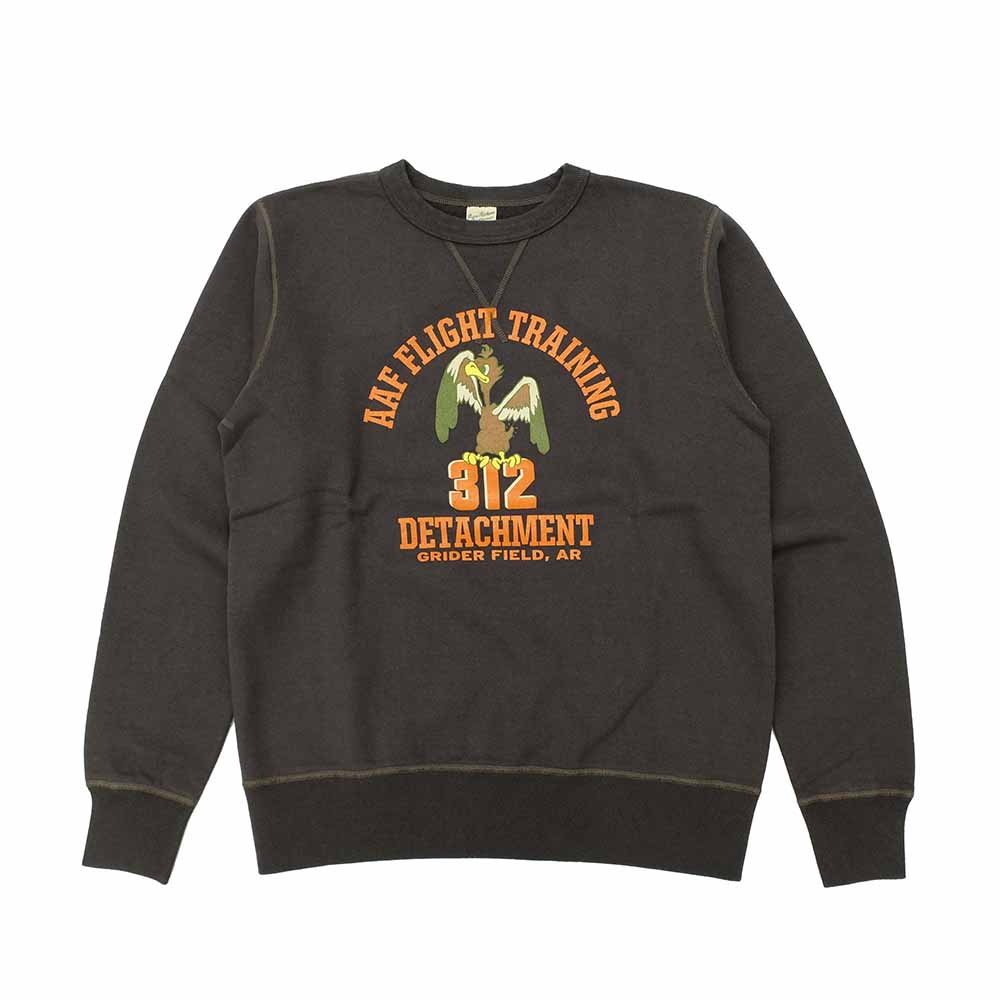 BUZZ RICKSON'S - SET-IN CREW SWEAT - FLIGHT TRAINING DETACHMENT - BR69694