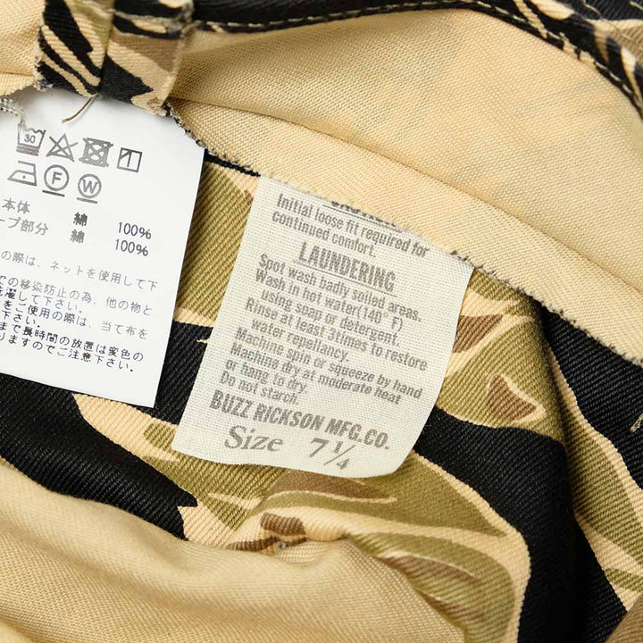 Buzz Rickson's - GOLD TIGER CAMOUFLAGE BONNIE HAT - BR02791