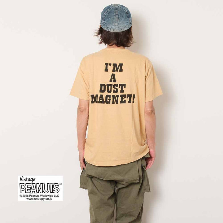WAREHOUSE - S/S T-SHIRT - I'M A DUST MAGNET! (PIG PEN) - YP126S-5