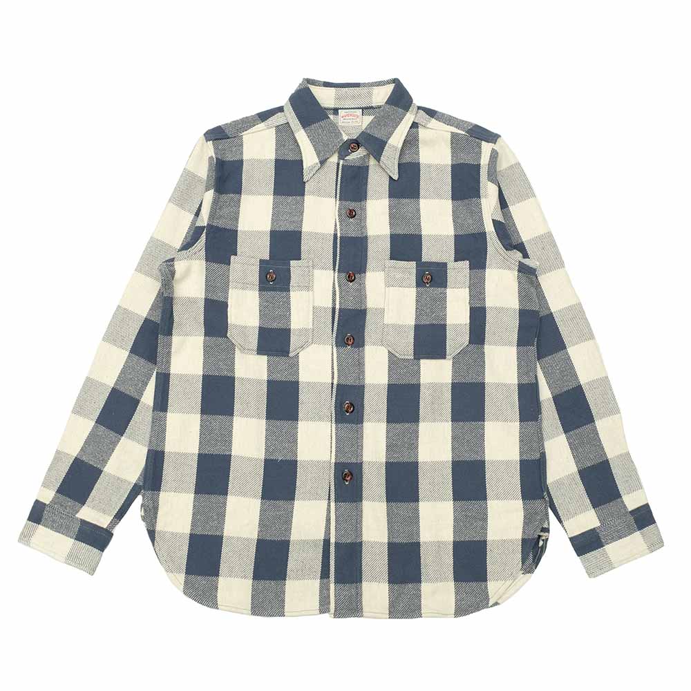 WAREHOUSE Lot.3104 FLANNEL SHIRTS A柄 ONE WASH 3104A-23