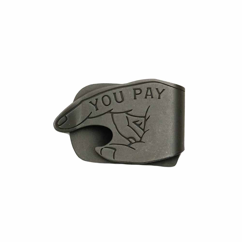 Button Works "YOU PAY" MONEY CLIP BW-0012