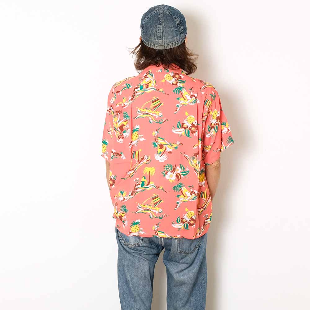 SUN SURF - S/S RAYON HAWAIIAN SHIRT - ISLAND TRIP - SS39620