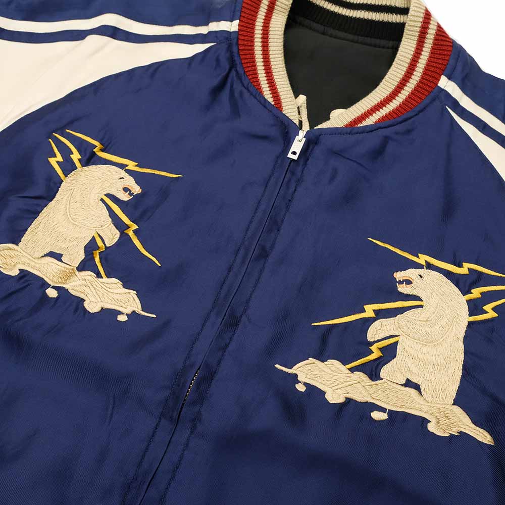 TAILOR TOYO - Acetate Souvenir Jacket - ALASKAN EAGLE × DOG SLED - TT15790-128