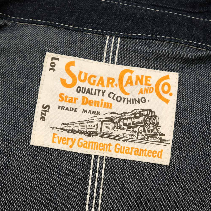 Sugar Cane - 11oz. BLUE DENIM - WORK COAT - SC15655