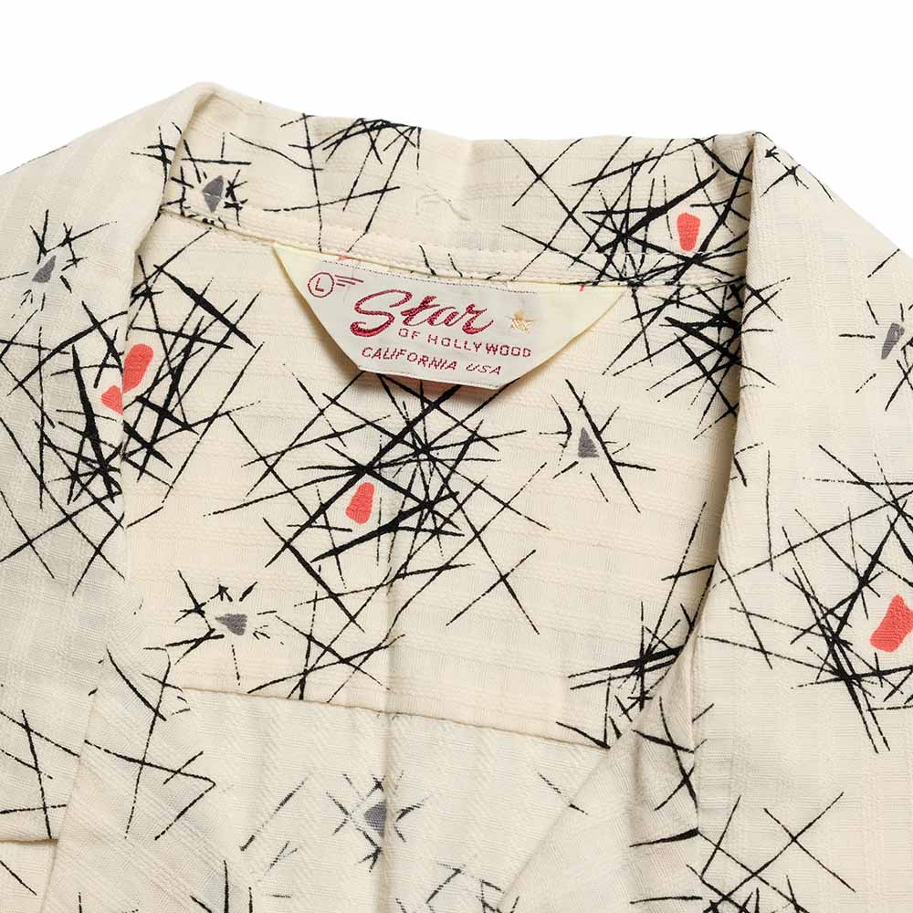 STAR OF HOLLYWOOD - DOBBY COTTON OPEN SHIRT - ATOMIC - SH39715