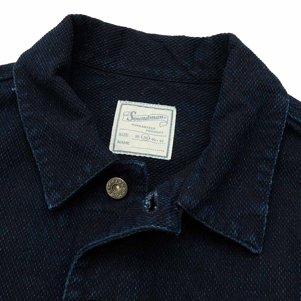 Soundman - Tracker Jacket - Nevada - Indigo Dyed SASHIKO - 943M-655X