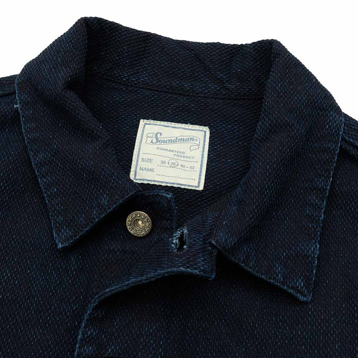 Soundman - Tracker Jacket - Nevada - Indigo Dyed SASHIKO - 943M-655X