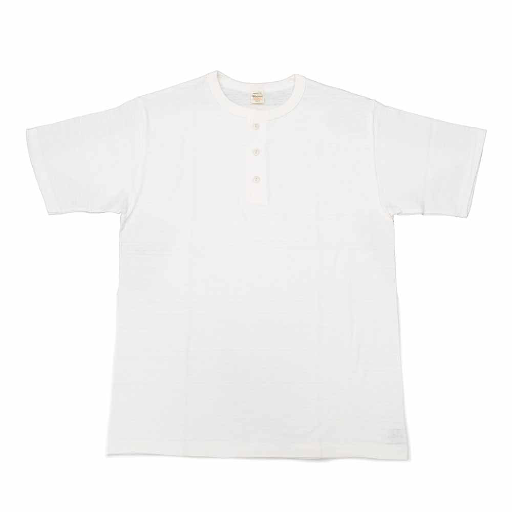 Warehouse - Lot.4601 HENLEY NECK T-SHIRT - 4601HE-25
