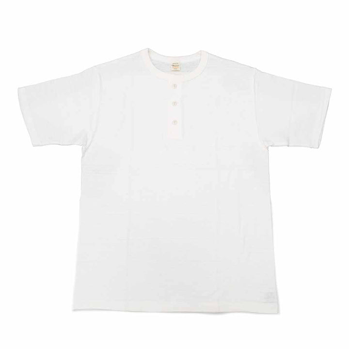 Warehouse - Lot.4601 HENLEY NECK T-SHIRT - 4601HE-25