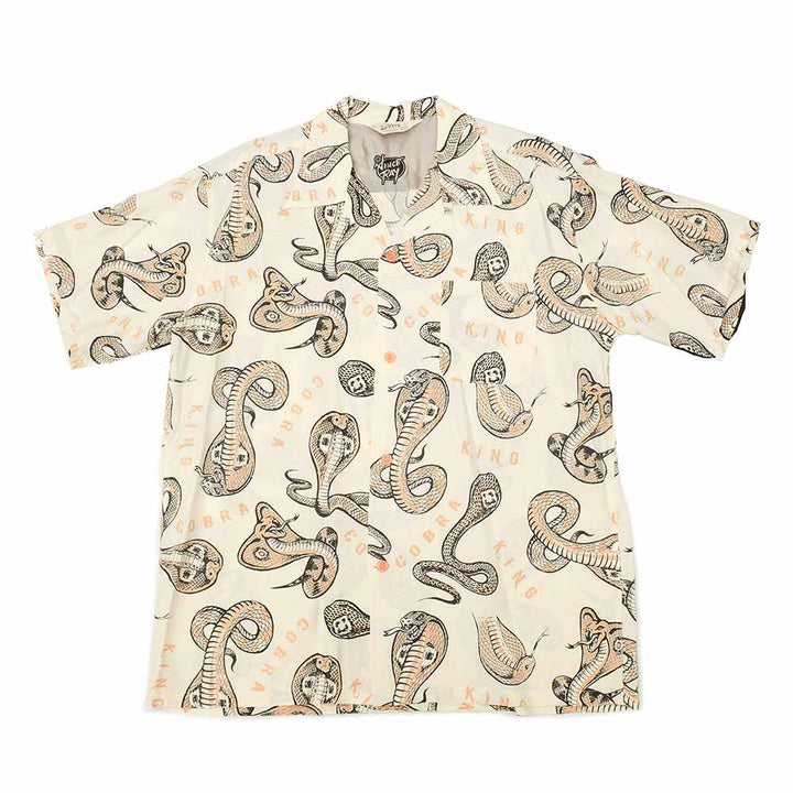 STAR OF HOLLYWOOD x VINCE RAY - HIGH DENSITY RAYON OPEN SHIRT - KING COBRA - SH39488