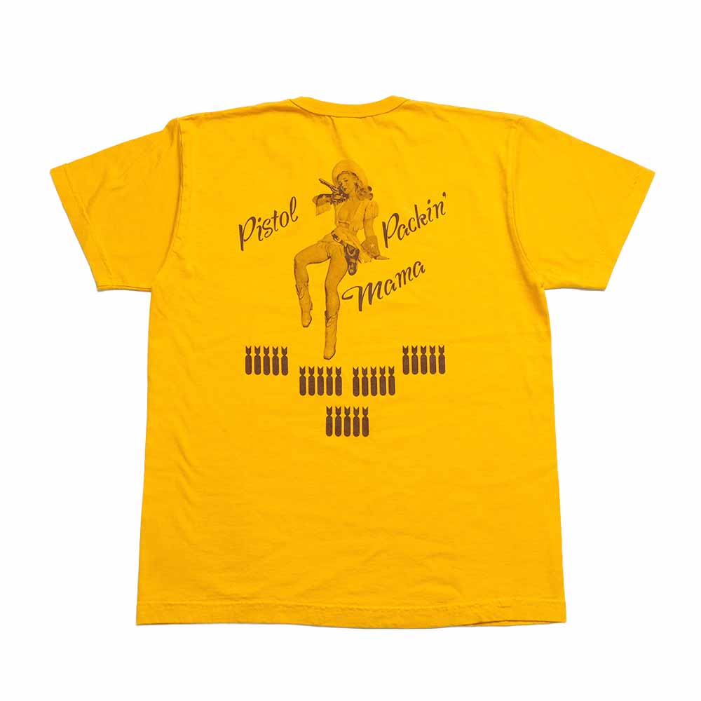 BUZZ RICKSON'S - S/S T-SHIRT - PISTOL PACKIN' MAMA - BR79780