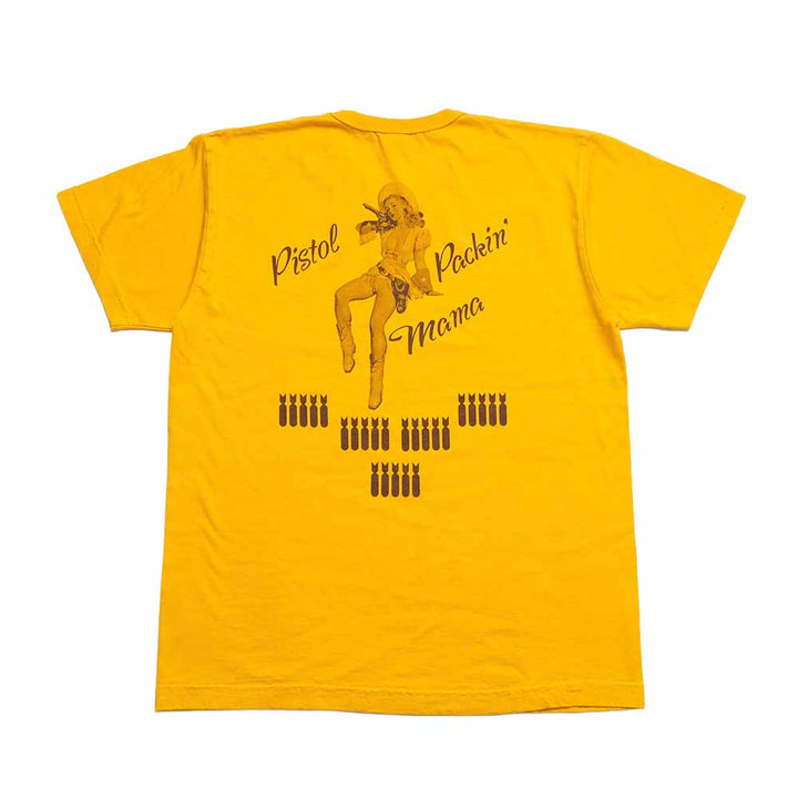 BUZZ RICKSON'S - S/S T-SHIRT - PISTOL PACKIN' MAMA - BR79780
